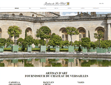 Tablet Screenshot of jardinsduroisoleil.com